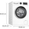 Kép 7/8 - Bosch WGG2540NBY elöltöltős mosógép 10kg 1400f/p Serie6