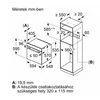 Kép 7/9 - Bosch HBA274BB3F beépíthető sütő pirolítikus fekete Serie4
