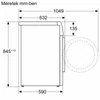Kép 12/12 - Bosch WAN2426NBY elöltöltős mosógép IronAssist 8kg 1200f/p Serie4