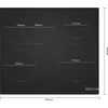 Kép 4/13 - Bosch PIF61ABB5E beépíthető indukciós főzőlap Matt Design felület 60cm Serie4