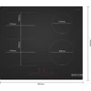 Kép 3/18 - Bosch PVS61AHC1E beépíthető indukciós főzőlap Home Connect & Hob-Hood Control Matt Design felület 60cm Serie6