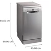 Kép 7/13 - Bosch SPS2HKI55E szabadonálló mosogatógép acél 45cm Serie2