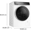 Kép 14/16 - Bosch WGB266A5BY elöltöltős mosógép i-DOS IronAssist 11kg 1600f/p Serie8