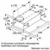 Kép 11/15 - Bosch DFL064W54 teleszkópos páraelszívó 60cm Serie2