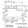 Kép 12/15 - Bosch DFL064W54 teleszkópos páraelszívó 60cm Serie2