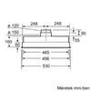 Kép 6/7 - Bosch DHL555BL Kürtőbe Építhető Páraelszívó