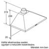 Kép 5/7 - Bosch DWP64BC50 Kürtős páraelszívó nemesacél 60 cm