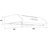 Kép 2/3 - Davoline OLYMPIA 260 LUX WH fehér 2 motoros páraelszívó 60cm