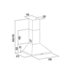 Kép 5/5 - Cata VK-6000 X fali páraelszívó inox 60cm
