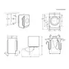 Kép 5/6 - Electrolux EWN7F447WI SteamCare elöltöltős mosógép, 7 kg, 1400 f/p, gőzprogram, ökoinverter motor