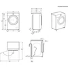Kép 6/6 - Electrolux EWS6406BE PerfectCare 600 keskeny elöltöltős mosógép 6kg 1000f/p