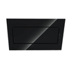 Kép 1/5 - Falmec QUASAR EVO GLASS 90 fekete döntött fali páraelszívó 90cm