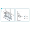 Kép 6/7 - Falmec BUILT-IN BURANO PLUS 50cm beépíthető páraelszívó fekete