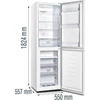 Kép 3/4 - Gorenje NRK418DCW4 Alulfagyasztós kombi hűtő NoFrost