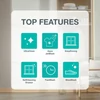 Kép 4/13 - GORENJE WG4S84A2 Szabadonálló elöltöltős keskeny mosógép 8kg