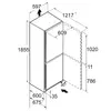 Kép 9/10 - Liebherr CNdlb 5223 Light blue alulfagyasztós hűtő NoFrost világoskék 186x60x68cm