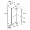 Kép 5/5 - Liebherr CNd 7723 Plus NoFrost alulfagyasztós hűtő fehér 202x75x68cm
