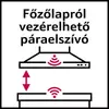 Kép 10/14 - Neff T66STX4L0 indukciós lap kerettel Twist Pad 2 Flex zóna Home Connect páraelszívó vezérlés 60cm Line