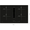 Kép 7/17 - Neff V68PYX4B0 indukciós főzőlap elszívóval szintbe építhető Matt Black 80cm Collection