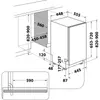 Kép 10/10 - WHIRLPOOL BEÉPÍTHETŐ MOSOGATÓGÉP WSIP 4O33 PFE