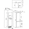 Kép 2/3 - WHIRLPOOL Beépíthető Kombinált Hűtőszekrény ART 66112