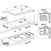 Kép 7/7 - Whirlpool SMP 778 C/NE/IXL beépíthető indukciós lap iXelium™ 77cm