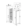 Kép 4/10 - Whirlpool WHSD18F013C2 P Beépíthető fagyasztószekrény Push to open