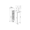 Kép 5/8 - Whirlpool WHSD18A033C2 P beépíthető hűtő