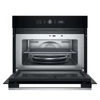 Kép 2/5 - Whirlpool WMW57DHMX beépíthető Kombi mikrohullámú sütő fekete/acél 45cm