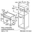Bosch HBA514ES1 Beépíthető Sütő Bosch HBA514ES1 Beépíthető Sütő