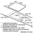 BOSCH PIF645FB1E Beépíthető Indukciós Főzőlap BOSCH PIF645FB1E Beépíthető Indukciós Főzőlap