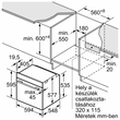 Bosch HSG636BW1 Beépíthető Gőzsütő Serie8 Bosch HSG636BW1 Beépíthető Gőzsütő Serie8