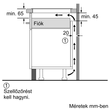 BOSCH PUE631BB2E Beépíthető Indukciós Főzőlap BOSCH PUE631BB2E Beépíthető Indukciós Főzőlap