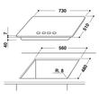 WHIRLPOOL BEÉPÍTHETŐ GÁZFŐZŐLAP GOW 7523/NB WHIRLPOOL BEÉPÍTHETŐ GÁZFŐZŐLAP GOW 7523/NB