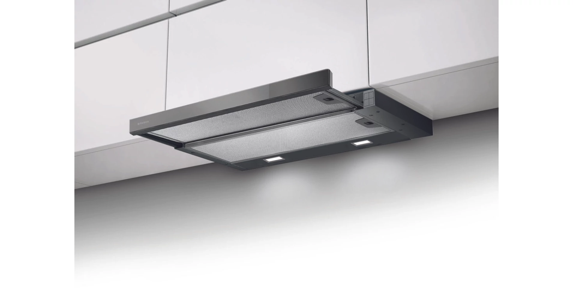 Faber Flexa NG Glass Lux BK A60 beépíthető teleszkópos páraelszívó fekete