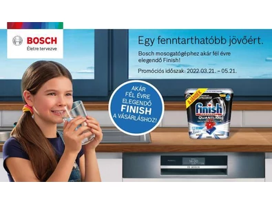 Bosch mosogatógépekkel egy fenntarthatóbb jövőért