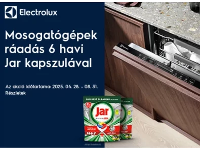Electrolux Mosogatógépek ráadás 6 havi Jar kapszulával