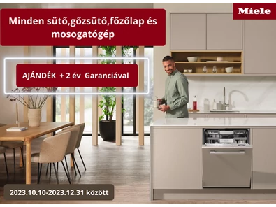Miele AJÁNDÉK +2 év Garancia