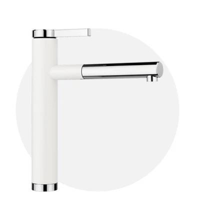 BLANCO LINEE-S Kihúzható Csaptelep Fehér/Króm