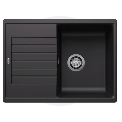 BLANCO ZIA 45S Compact Gránit Mosogató Medence Fekete