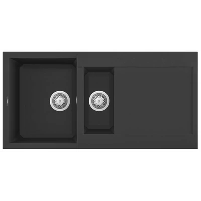 ELLECI Easy 475 Gránit Mosogató G40 nero
