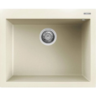 ELLECI Quadra 110 Gránit Mosogatótálca Bianco Antico G62