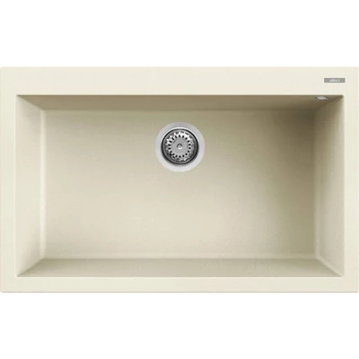 ELLECI Quadra 130 Gránit Mosogatótálca Bianco Antico G62