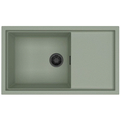 ELLECI SINTESI 410 Sage Green Kerámia Mosogatótálca K82