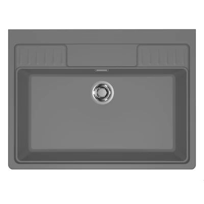 ELLECI Keratek Spazio 900 EXTRA Mosogatótálca K99 Dark Grey