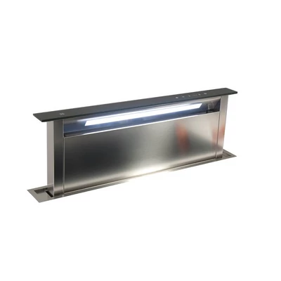 Sirius Páraelszívó S-DD2 TC/L EM 58 LED fekete üveg/inox motor nélkül