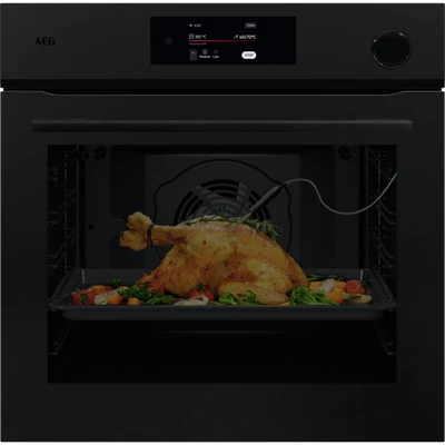 AEG NBR7P731ST SenseCook/SteamCrisp 7000 gőzfunkciós sütő pirolitikus matt fekete