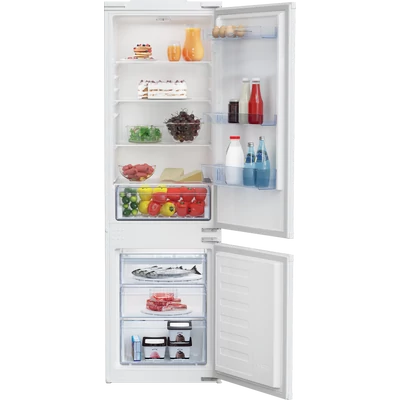 Beko BCSA285K4SN beépíthető alulfagyasztós hűtő 178cm