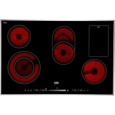 Beko HIC85502TX beépíthető kerámia főzőlap 5 zónás 80cm