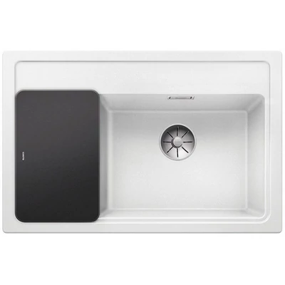 BLANCO ZENAR XL 6S Compact Gránit Mosogató Medence Üveg Vágólappal Fehér OUTLET
